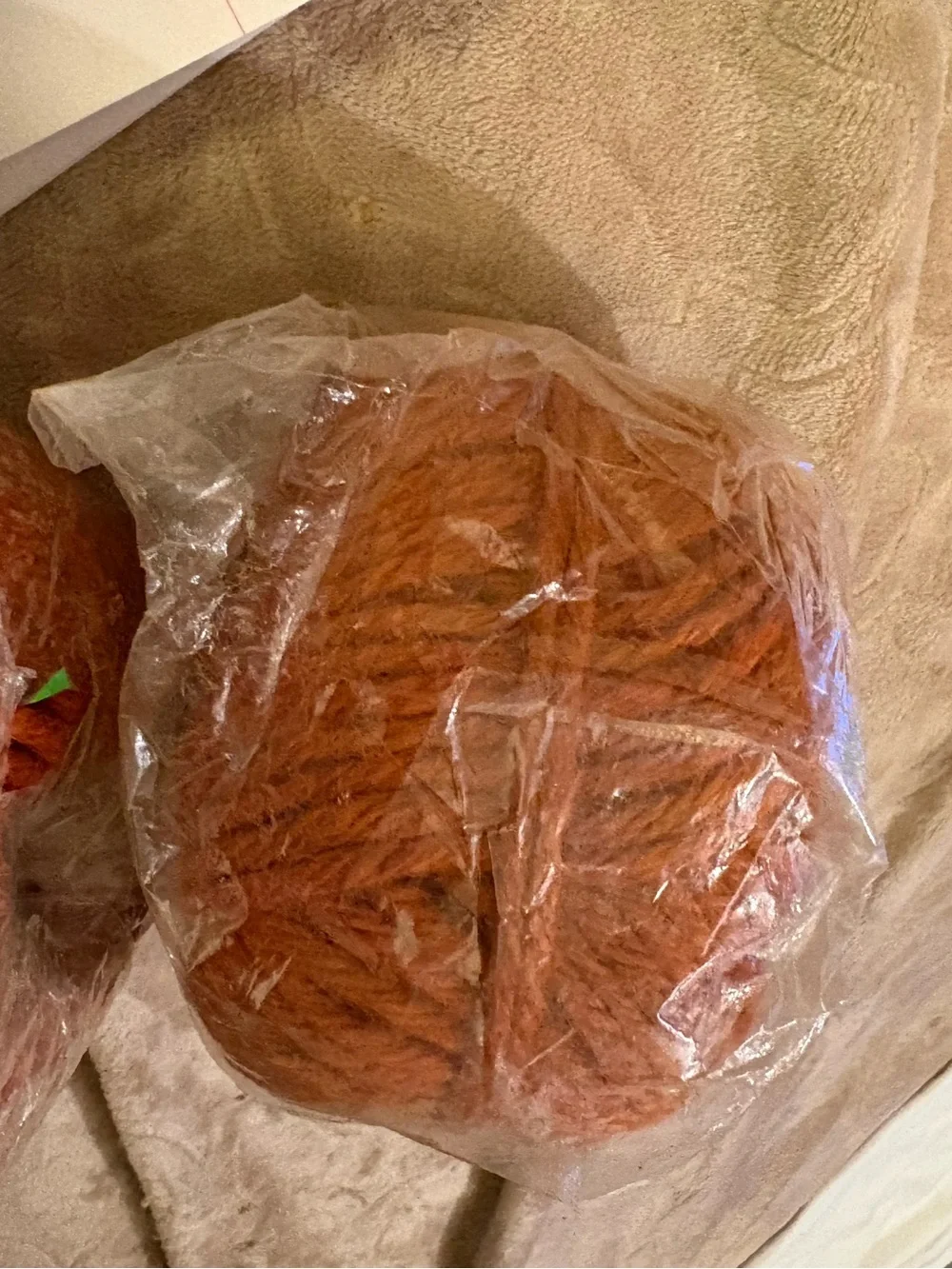 Rust Orange Decorative Raffia Bundle for Home Accents